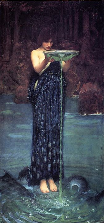 John William Waterhouse: Circe Invidiosa - 1892.